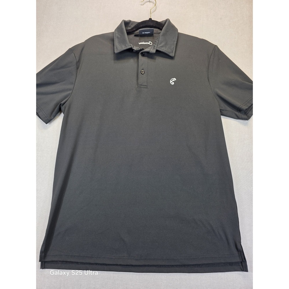 Camaleon Golf Wear Mens Polo Medium‎ Black Outdoors Sports Country Club